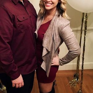 BNCI by BLANC NOIR faux suede jacket